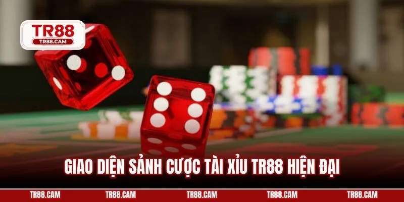 Giao diện sảnh cược Tài Xỉu TR88 hiện đại